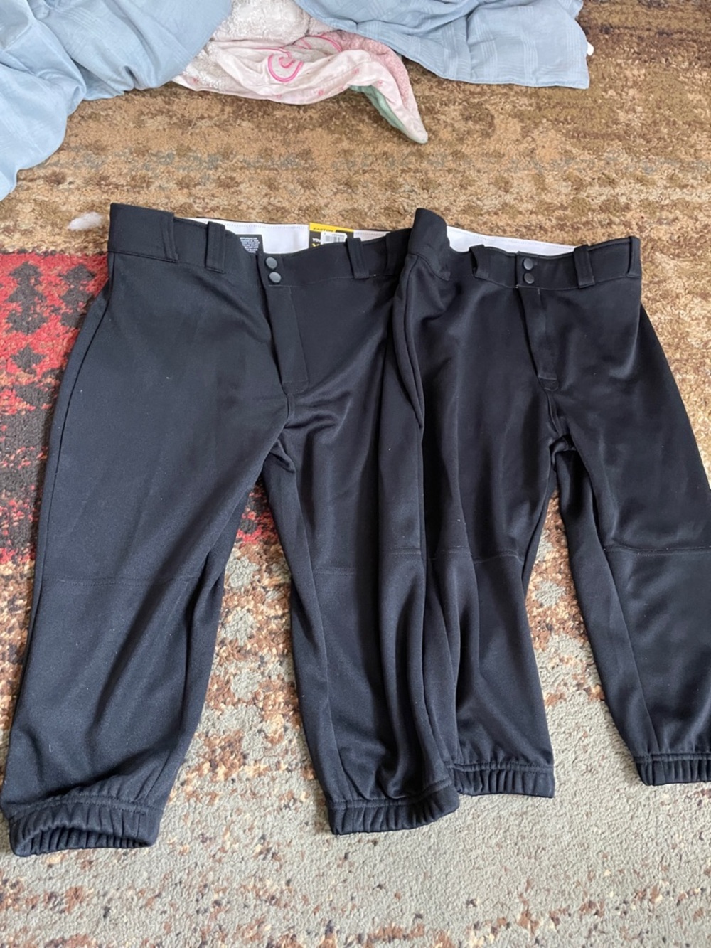 Easton Black and White Baseball Pants 1 w/tag and other like new